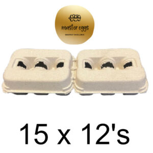 15 units of 12 eggs Medium